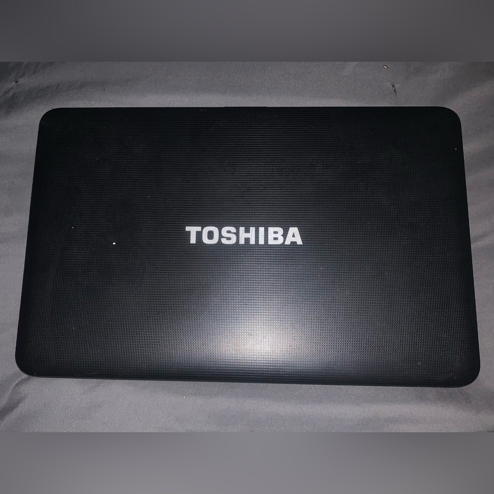 Toshiba Sleek Black Laptop